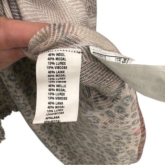 Anthropologie x Conditions Apply Vinario Duster Kimono Multicolor Cheetah | OS - Picture 13 of 13